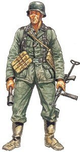 Model plastikowy german infantry