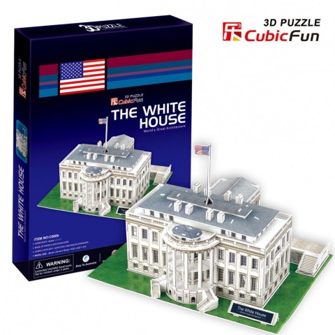 Puzzle 3d biały dom