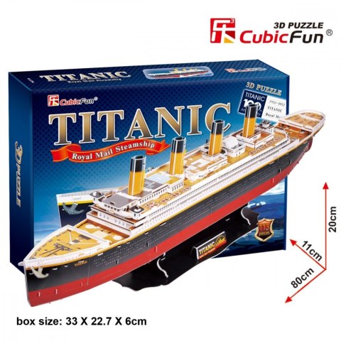 Puzzle 3d titanic duży