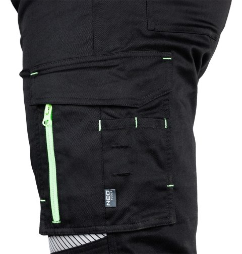 Spodnie robocze Mix&Match, czarne, rozmiar XXL