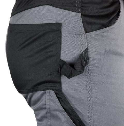 Spodnie robocze Mix&Match, szaro-czarne, rozmiar XXL
