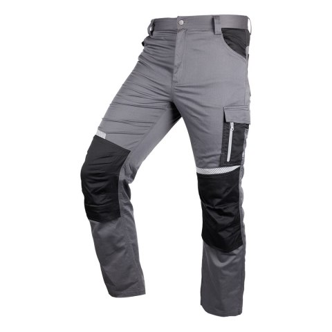 Spodnie robocze Mix&Match, szaro-czarne, rozmiar M