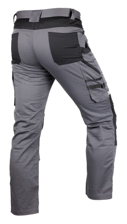 Spodnie robocze Mix&Match, szaro-czarne, rozmiar M