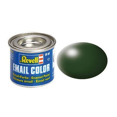 Farba email color 363 ciemnozielony półmat