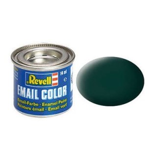 Farbka email color 40 czarno-zielona, matowa