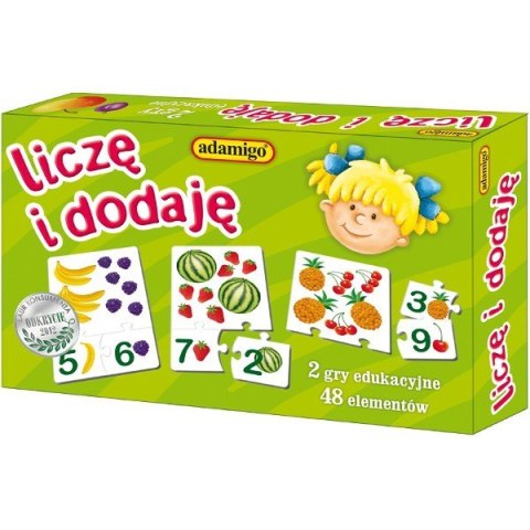 Układanka, liczę i dodaję