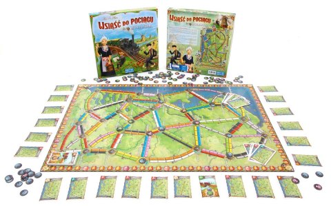 Gra wsiąść do pociągu kolekcja map 4 - holandia