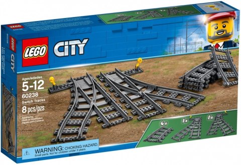 Klocki city 60238 zwrotnice