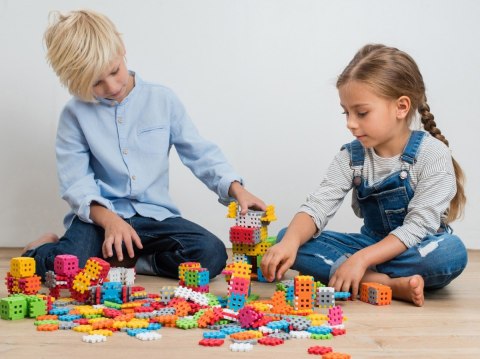Klocki konstrukcyjne mini wafle 300