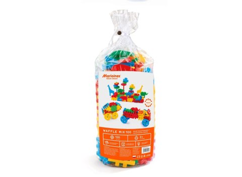 Klocki konstrukcyjne waffle mix 100