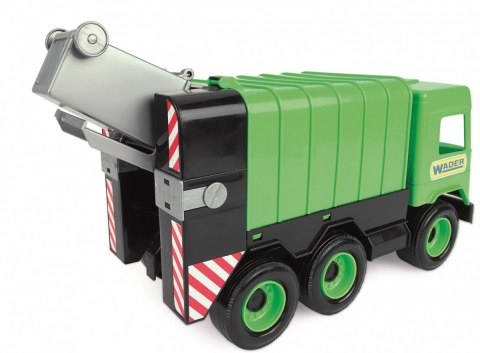 Śmieciarka zielona middle truck w kartonie