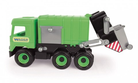 Śmieciarka zielona middle truck w kartonie