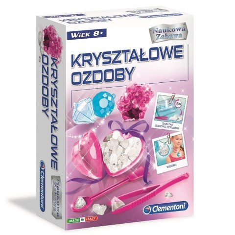 Zestaw naukowy kryształowe ozdoby