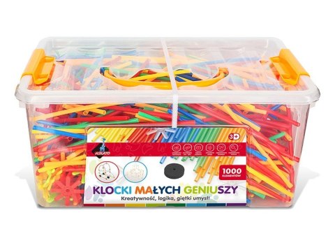 Klocki małych geniuszy - małe słomki