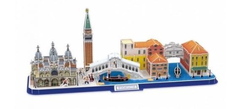 Puzzle 3d city line wenecja