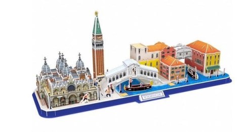Puzzle 3d city line wenecja