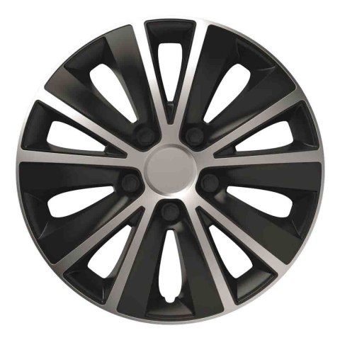 Kołpak samochodowy czarno srebrny rapide 16" cali