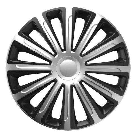 Kołpak samochodowy czarno srebrny trend silver&black 15" cali