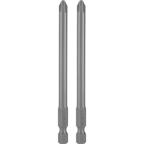 Końcówka 1/4" phillips nr.2, l=100mm, 2szt., s2, proline