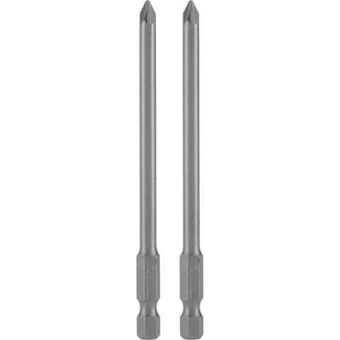 Końcówka 1/4" pozidriv nr.1, l=100mm, 2szt., s2, proline