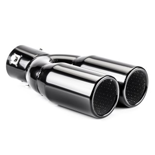 Końcówka tłumika wydechu stal nierdzewna mt 004b czarna amio-02194