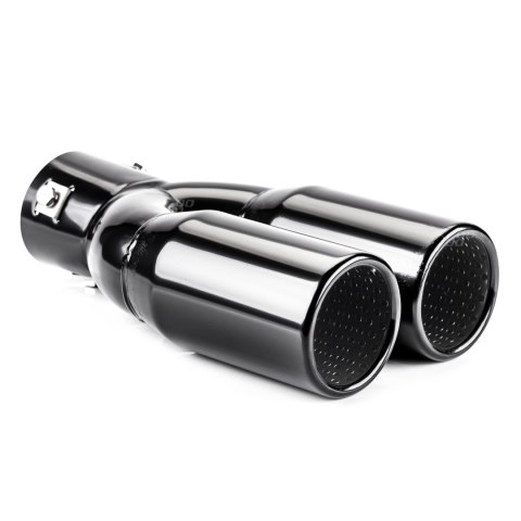 Końcówka tłumika wydechu stal nierdzewna mt 004b czarna amio-02194