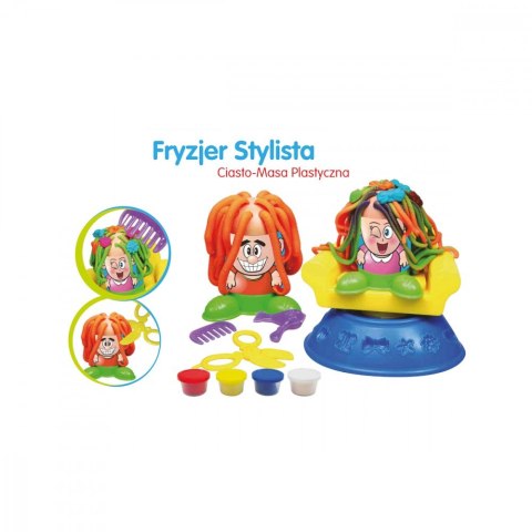 Ciasto-masa plastyczna fryzjer stylista
