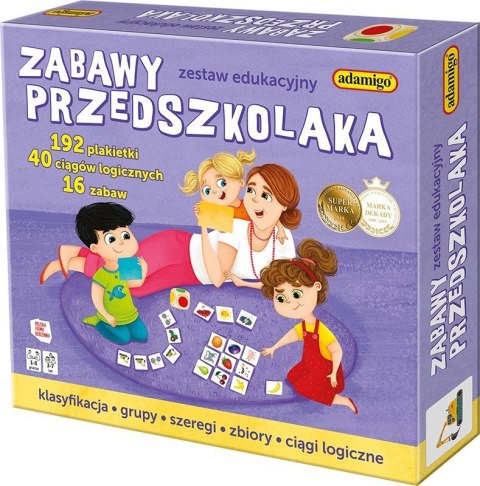 Gra zabawy przedszkolaka