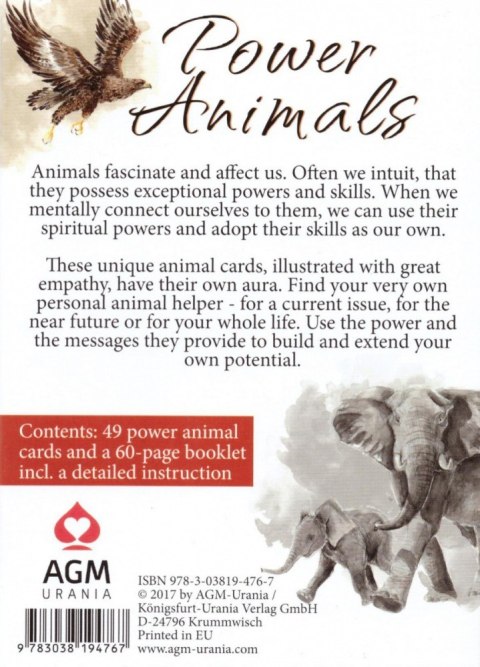 Karty tarot power animal cards