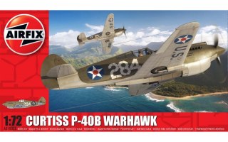 Model plastikowy curtiss p-40b warhawk