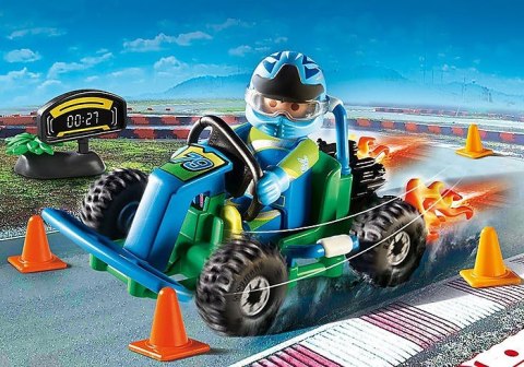Zestaw z figurkami city life 70292 zestaw upominkowy "wyścig go-kart"