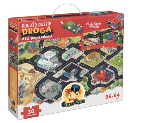 Duuuże puzzle - droga dla pojazdów