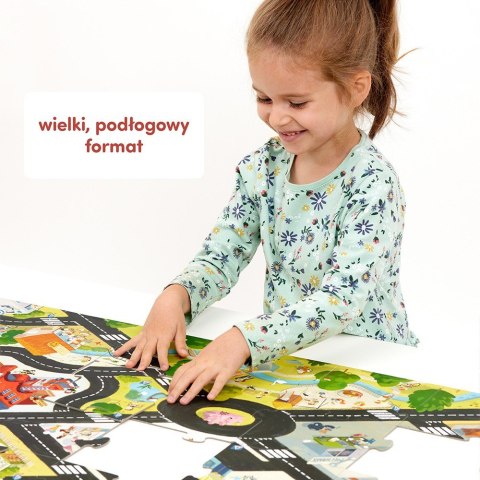 Duuuże puzzle - droga dla pojazdów