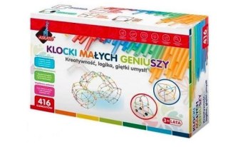 Klocki małych geniuszy - słomki midi 416 elementów
