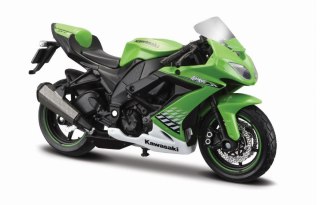 Model motocykl kawasaki ninja zx-10r z podstawką
