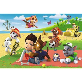 Puzzle 24 elementy maxi zabawa na kocu psi patrol