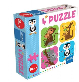 Puzzle z pingwinem 4 puzle 4 elementy