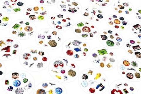 Gra dobble marvel emoji