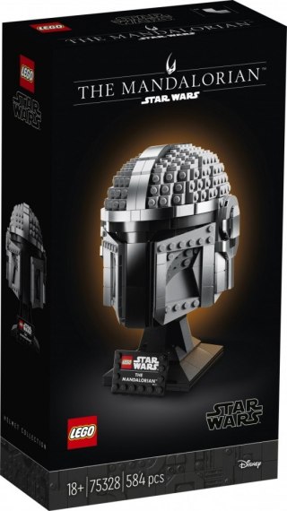 Klocki star wars 75328 hełm mandalorianina