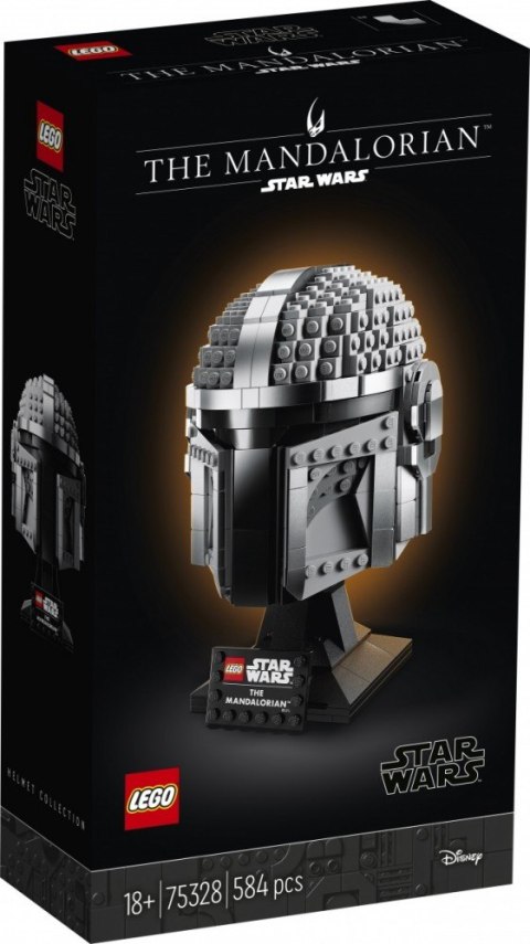 Klocki star wars 75328 hełm mandalorianina