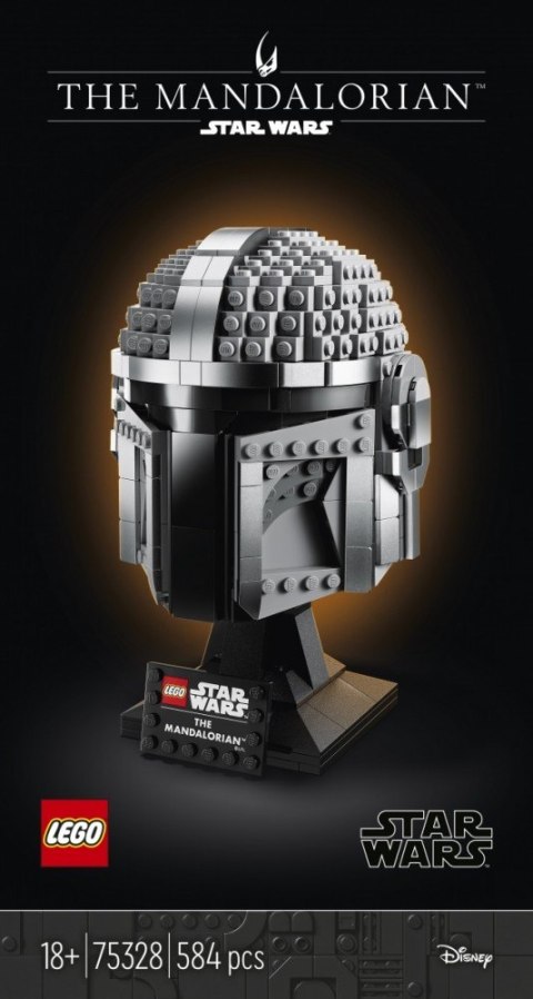Klocki star wars 75328 hełm mandalorianina