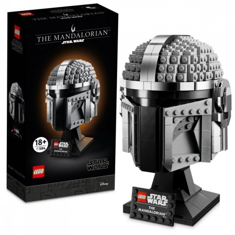 Klocki star wars 75328 hełm mandalorianina