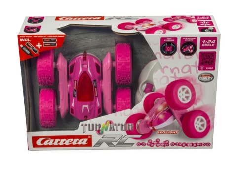 Pojazd rc mini turnator 2,4 ghz różowy