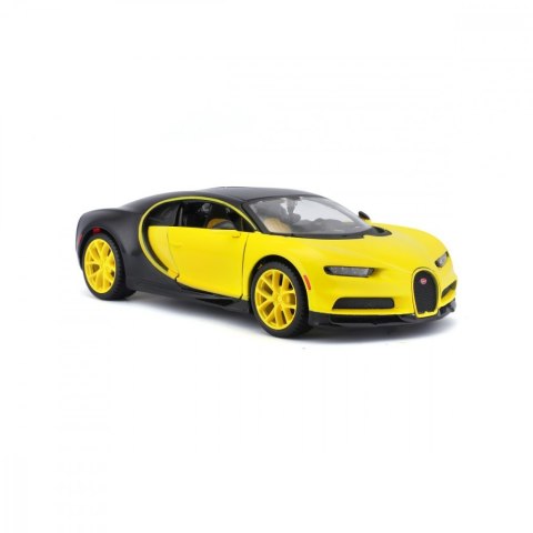 Model kompozytowy bugatti chiron żółto-czarny 1/24