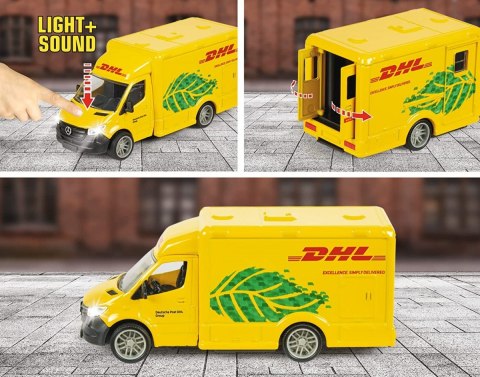 Pojazd majorette g.s. mercedes-benz dhl 12 cm