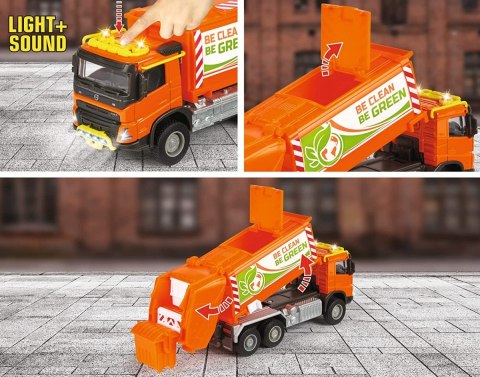Pojazd majorette g.s. volvo Śmieciarka 19 cm