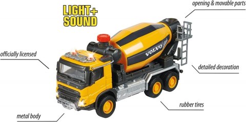 Pojazd majorette g.s. volvo betoniarka 19 cm