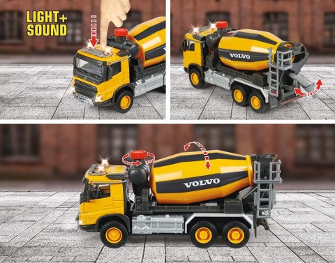 Pojazd majorette g.s. volvo betoniarka 19 cm