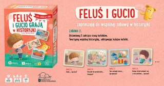 Gra feluś i gucio grają w historyjki