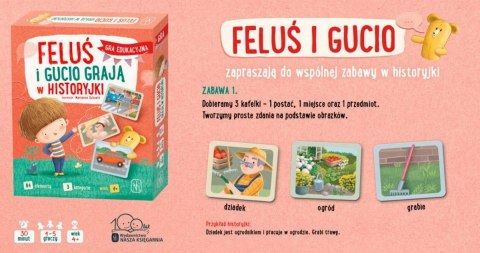 Gra feluś i gucio grają w historyjki